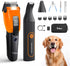 Dog Grooming Kit for Heavy Thick Hair & Coats, 3 in 1 Rechargeable Cordless Pet Shaver with Storage Box, Quiet Trimmer