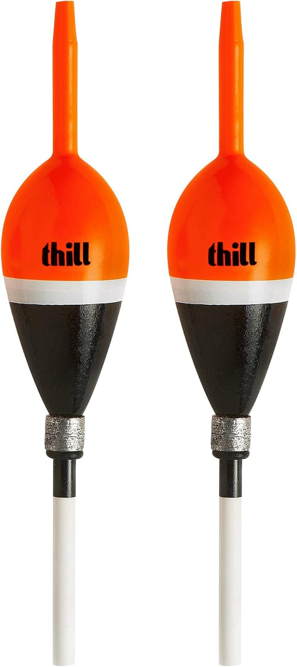 Thill Premium Weighted Floats, 1 in Oval, Slip