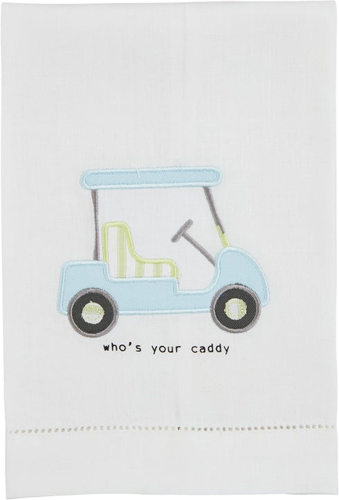 Mud Pie Golf Cart Towel, 21" x 14"