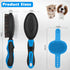 2PCS Dog Brush Set - Double Sided Dog Hair Brush for Shedding & Bathing, Premium Pet Supplies for Short/Long Haired Dogs
