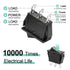 QTEATAK 5Pcs SPDT Toggle Rocker Switch, 3 Position ON/Off/ON, AC 15A/250V for Car Boat
