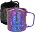 TiTo Titanium Cup with Lid, Ultralight Portable 300ml Camping Tea Coffee Water Mug for Outdoor Backpacking Hiking