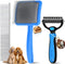 Large Dog Slicker Brush for Goldendoodles, Poodles - 3 in 1 Grooming