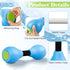 VIDELLY 2-Piece Aquatic Exercise Foam Dumbbell Set - Pool Fitness Water Aerobic Equipment
