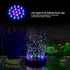 LED Aquarium Air Light Control - Changing Lamp for Fish Tank Bubbler, US Plug 100-240V