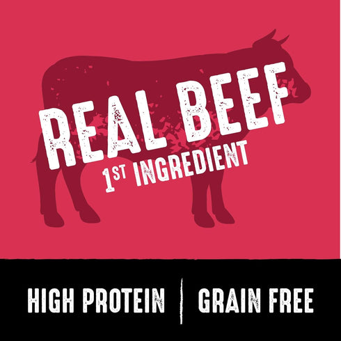CRAVE Grain Free High Protein Adult Dry Dog Food, Beef, 12 lb. Bag
