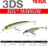 Yo-Zuri 3DS Minnow Shallow Diving Suspending Crankbait