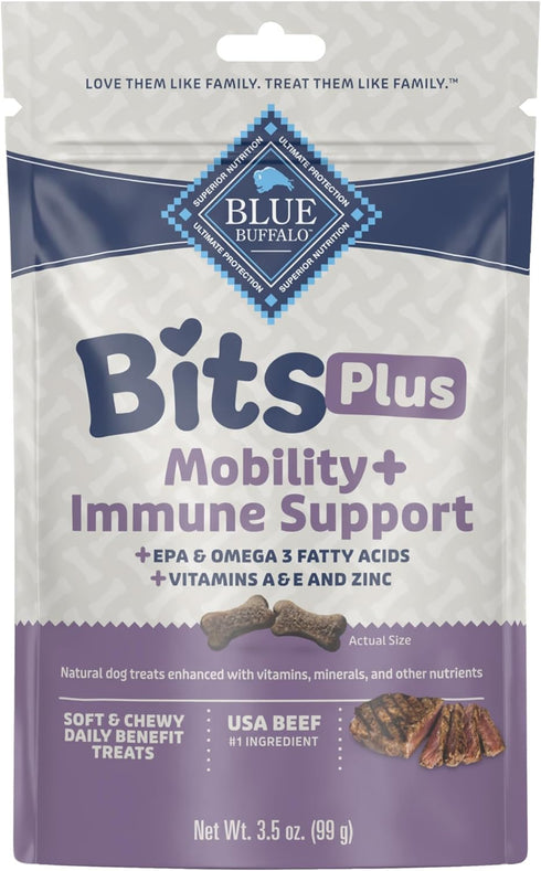 Blue Buffalo Blue Bits Plus Mobility and Immune Support Daily Benefit Dog