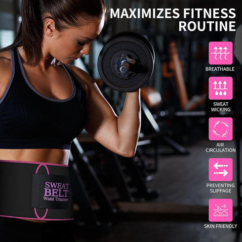 Trimmer Slimming ZPP Waist Trainer for Women and Men, Neoprene Sweat Band Waist Belt Stomach Wrap for Workout