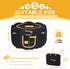 KingCamp Portable Dog Playpen, Puppy Playpen for Small Dogs and Foldable Pet Playpen Dog Tent with Carrying Case Indoor Outdoor Removable Zipper Bottom, 29.1" x 29.1" x 16.9"