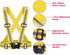 High Visibility Reflective Vest, Adjustable Safety Vest for Running, Walking, Jogging, Hiking, Night Cycling