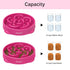 MateeyLife Large Slow Feeder Dog Bowls, Anti-Choking Puzzle Dog Food Bowls, Non-Slip Interactive Feeding Bowls for