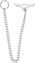 Herm Sprenger Chrome Plated Training Chain Collar, 13-14 Inches (35 cm), 2mm