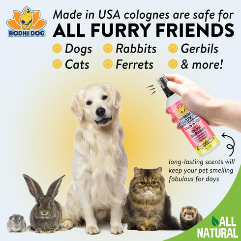 Bodhi Dog Premium Dog Cologne - Deodorizing Dog Perfume & Conditioner for Dogs & Cats - Natural Long Lasting Spray
