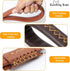 Guiding Star Short Leather Dog Leash, Traffic Leash for Large Medium Dogs, Training and Walking (12"*3/4", Orange)