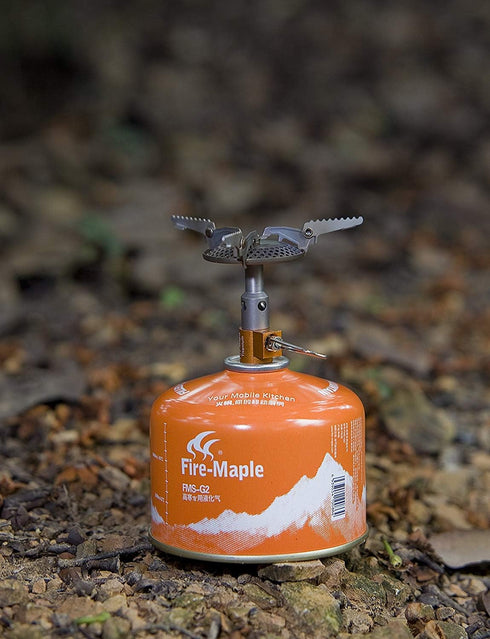 Fire-Maple FMS-116T Portable Stove, Ultra Light Hiking Titanium Backpacking Stove, Essential for Emergency Kit