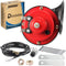 Golf Cart Horn Kit with Floor Mount Button for EZGO, Club Car, Ya-ma-ha, 12V