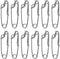 12pcs Stainless Steel Fishing Snap Clips Heavy-Duty Anti-Rust Tuna Snap Connectors High