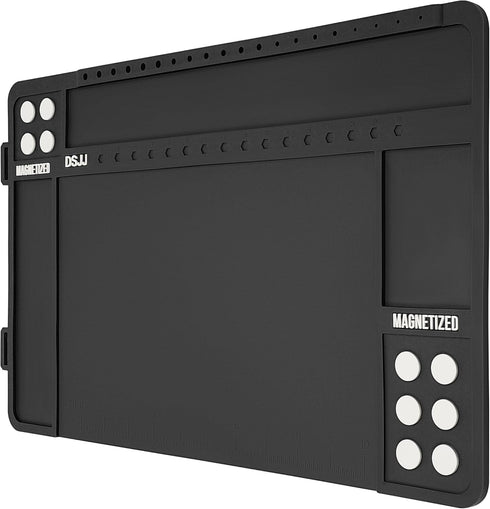 Pistol Gun Cleaning Mat, Premium Magnetic Pad with Organizer Parts Tray, Anti-Slip Rubberized Mat for Pistol Cleaning