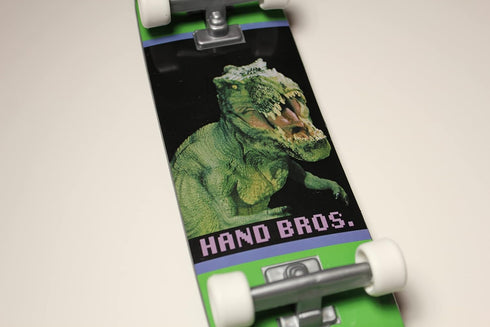 HANDBROS 27cm Handboard Skateboard, 10.5 inch Tech Large Finger Board with Grip 'T REX'
