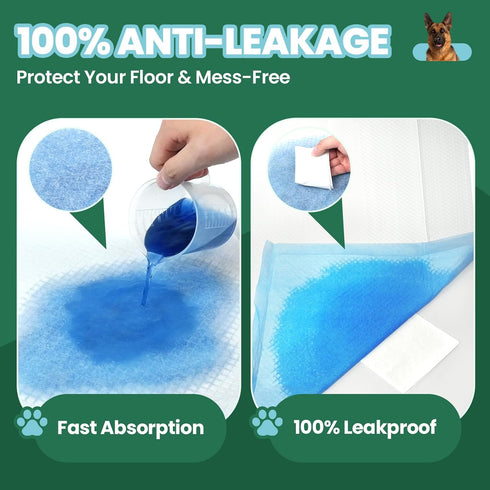 IMMCUTE 50 Pack 30"x36" Dog Pee Pads, Great Value Puppy Pads XL, Pee Pads for Dogs Extra Large, Wee Wee Pads for Potty