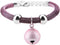 Adjustable Nylon Cat Collar with Bell, Safety Collar for Cats (Pink)