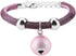 Adjustable Nylon Cat Collar with Bell, Safety Collar for Cats (Pink)