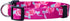 Native Pup Flower Dog Collar, Adjustable Small, Cute Pink Floral Blue Daisy Rose, Summer Spring Essentials