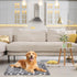 TMbsfatn (39x28x1.5in) Dog Bed Pet mat Dog Box mat Machine Washable Grey
