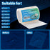 RV Awning Repair Tape, Clear Waterproof Tent Repair Tape for Tarp, Canvas, Boat Covers, Heavy Duty Adhesive - 3.15in