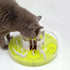 Pssopp Cat Supplies Feeder, Kitten Stimulating Enrichment Slow Feeding Food Dispenser Toy for Pets Play and Exercise