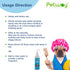 Petway Petcare Powder Cologne Coat Gloss, Natural Dog Cologne Spray with Baby Powder Fragrance (250ml)
