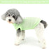 Zunea Dog Shirts for Small Dogs Girl Boy Summer Puppy Clothes T-Shirt with Leash Ring Doggie Toy Poodle Vest Tee Shirt Soft Breathable Sleeveless Basic Shirt Pet Apparel for Chihuahua Yorkie Green L