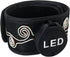 Luwint Glow in The Dark LED Light Up Armband - Safety Wristband for Night Walking, Running (1 Piece, 3 Modes)