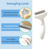 YQCBSU 4PCS Dog Grooming Kit, Self-Cleaning Slicker Brush for Shedding & Dematting, Pet Grooming Tools for Dogs & Cats