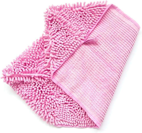 Dog Towel - Microfiber Super Shammy Quick Dry Bath Towels for Small, Medium, Large Dogs and Cats (Medium, Pink)