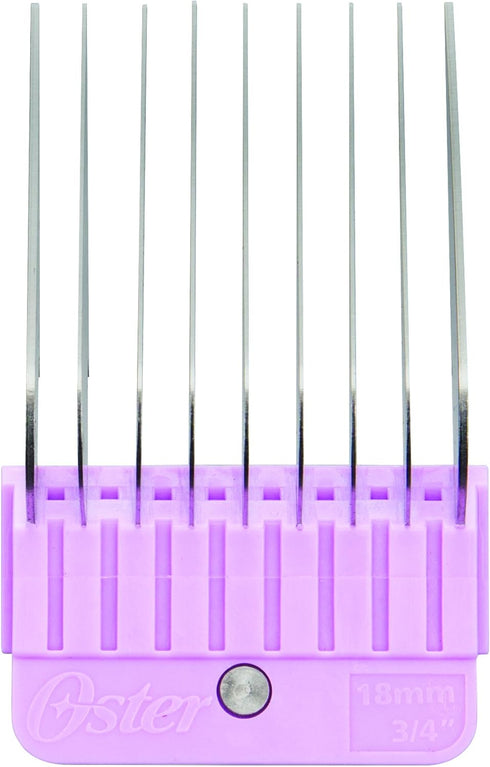Oster 10-Piece Pet Clipper Guide Comb Kit, Stainless Steel (078936-100-000)