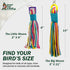 Platinum Tweeter Weave Bird Toys - Colorful, Safe Cotton Rope Playground Accessories for Parrots