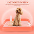 6.9X5.5 Inch ULTECHNOVO Mesh Dog Toilet Tray Indoor Puppy Potty Trainer Anti-Slip Dog Pee Tray Lightweight Durable