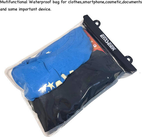 Waterproof Map Case 13 inch, Clear Dry Tablet Bag for Camping, Hiking, Kayaking, Biking, Traveling