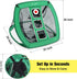 Pop Up Golf Chipping Net, Indoor/Outdoor Golfing Target Net, Collapsible Portable with 15 Training Balls and 2 Hitting