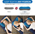 Hikenture Camping Pillow with Removable Cover - Ultralight Inflatable Pillow for Neck Lumbar Support, Washable Travel