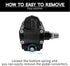 Pedal Converter for Peloton Bike & Bike Plus, Replacement Adapter for Regular Shoes