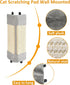 BNOSDM 2 Pack Cat Wall Corner Scratcher, Mounted Sisal Scratch Board Protector for Indoor Cats, Anti Scratching Pad