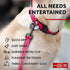 WAUDOG Nylon Dog Leash for Small and Medium Dogs, 4 Ft, Heavy Duty Dog Leashes for Large Breed Dogs & Puppy Leash