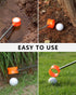 MistyBrew (9/12ft) Telescopic Golf Ball Retriever | Picker Upper Tool | Premium Stainless Steel & Double-Sided Head