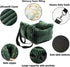 30 lbs, Dog Car Booster Seat, for Small Dogs Under Detachable Washable Travel Bed with Storage Pockets and Safety Belt