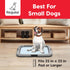 22"x 22" 2 Pack, IRIS USA Pee Pad Holder for Dogs and Puppies, Potty Training Tray with Secured Latches, Non-Skid Feet