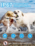 Bousnic Dog Shock Collar for 2 Dogs (5-120Lbs), 3300 ft Waterproof Training Collar with Rechargeable Remote, Beep,