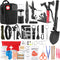 Survival Kit and First Aid Kit, 160 Pcs Emergency Supplies, Camping Accessories with Upgraded Molle Bag